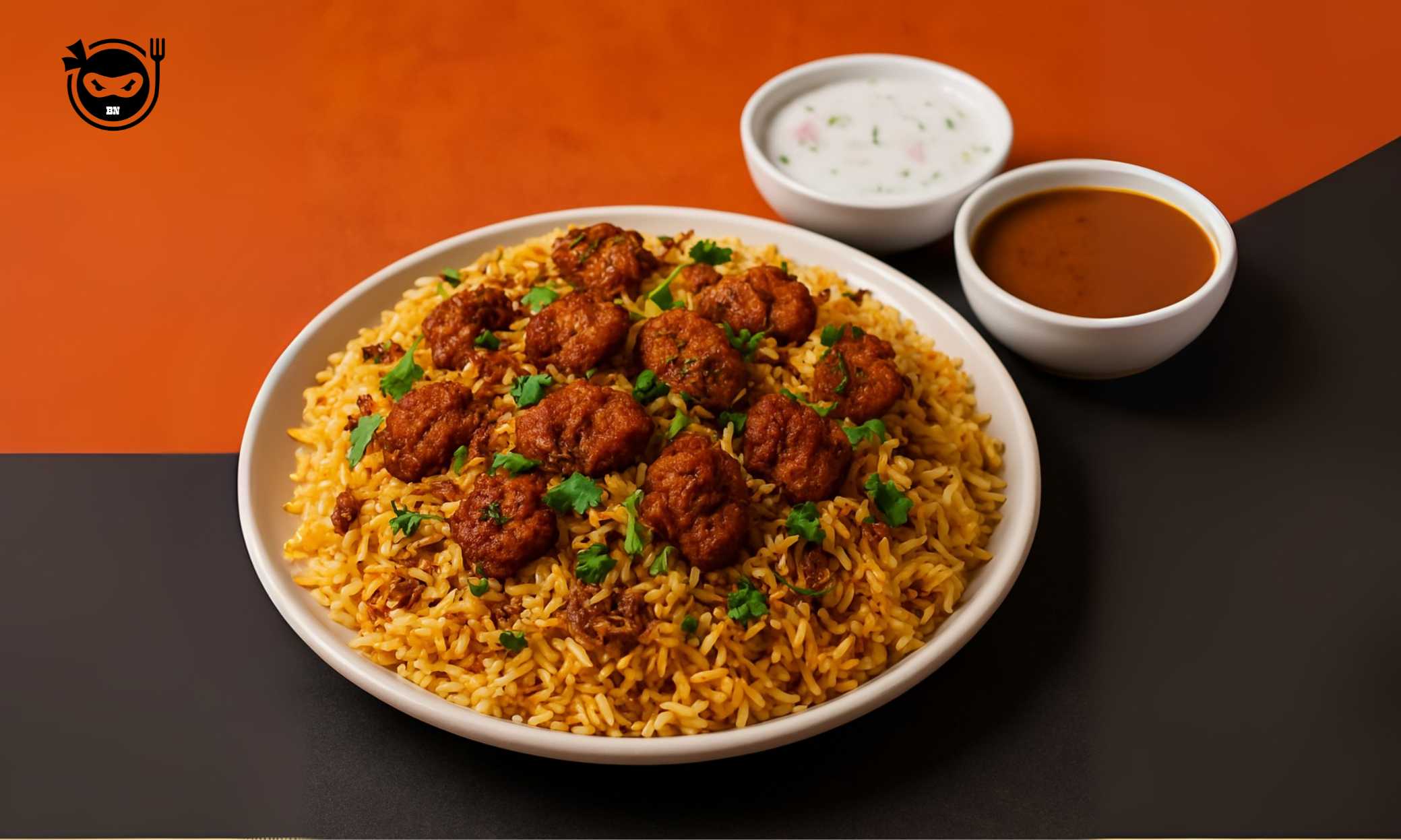 Biryani Ninja's Soya 65 Biryani